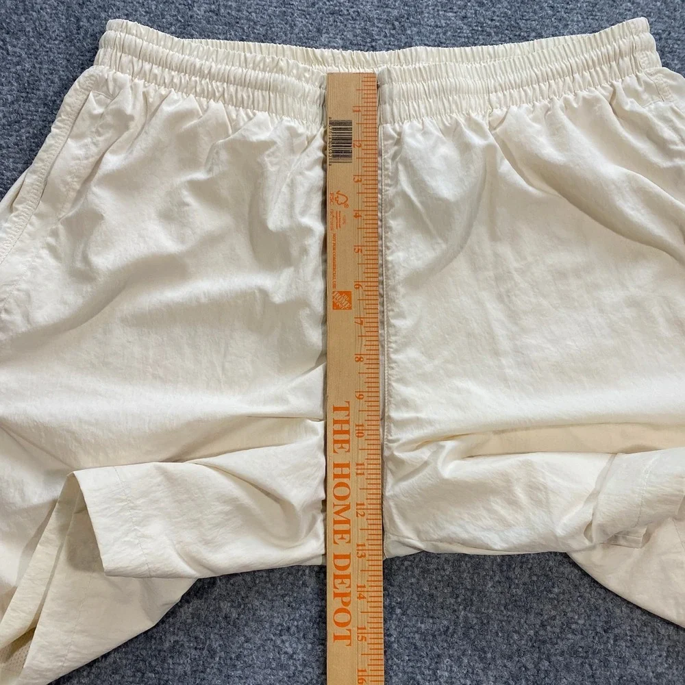 Adidas Trefoil Essentials Woven Shorts Adult L Off-White Casual Comfort Athletic